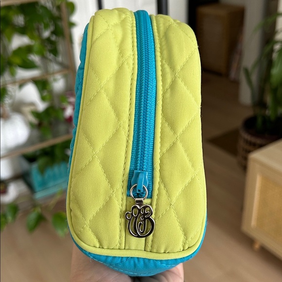 Vera Bradley Cosmetic Bag. Approximately 7” long and 9” wide. - Picture 3 of 6